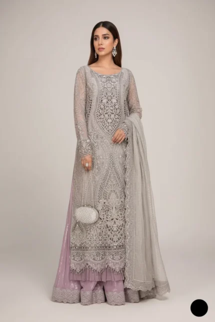 Luxury & High-End Silver Smoke – Liyanas Fashion Collection