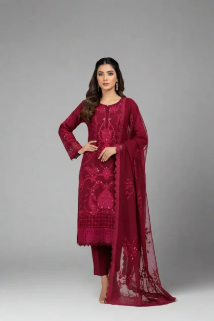 Vintage Merlot Radiance – Liyanas Fashion Collection